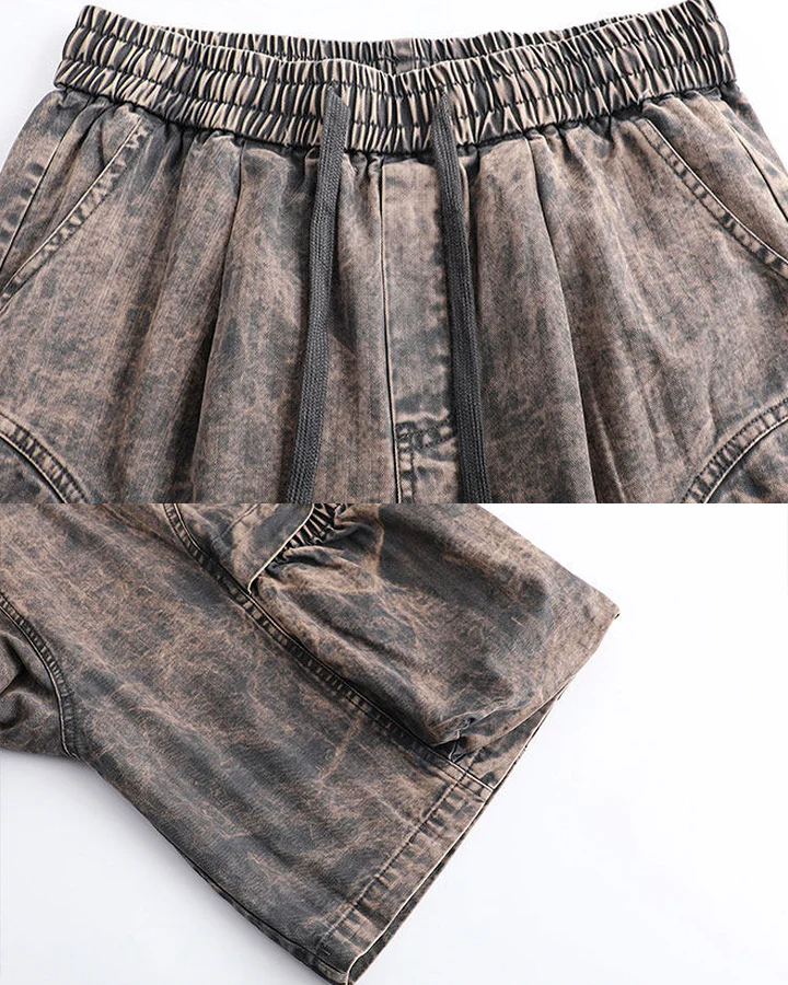 New Arrival Vintage Multi-Pocket Cargo Shorts - Image 6