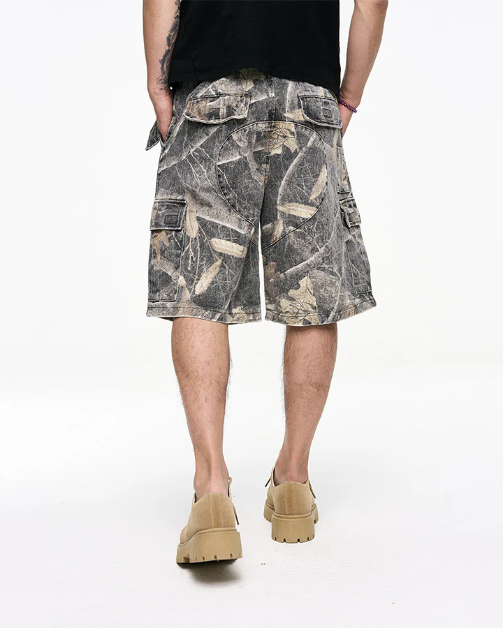 New Camo Utility Wide-Leg Shorts - Image 7