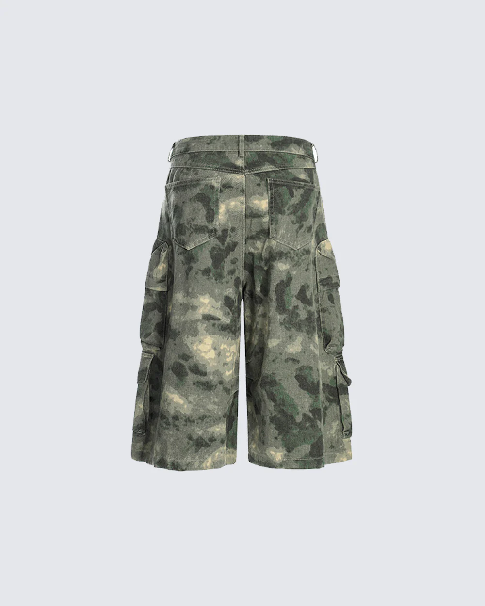 New Cotton Camouflage Cargo Seven-Quarter Shorts - Image 3