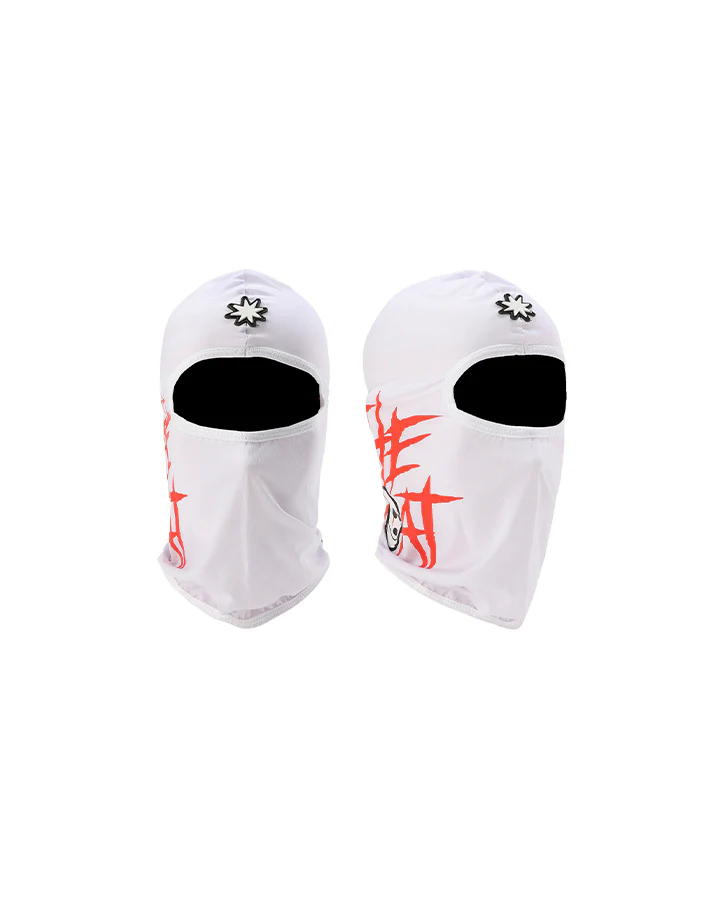 New Graphic Cutout Cotton Balaclava - Image 5