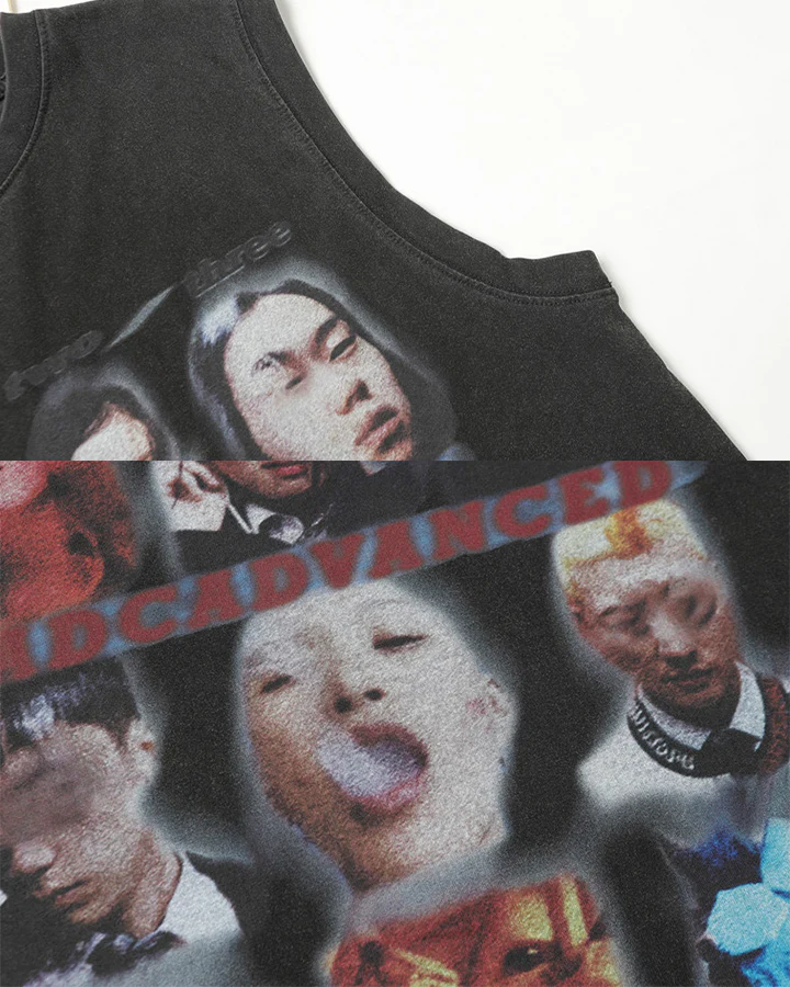 New Graphic Print Sleeveless T-shirt - Image 7