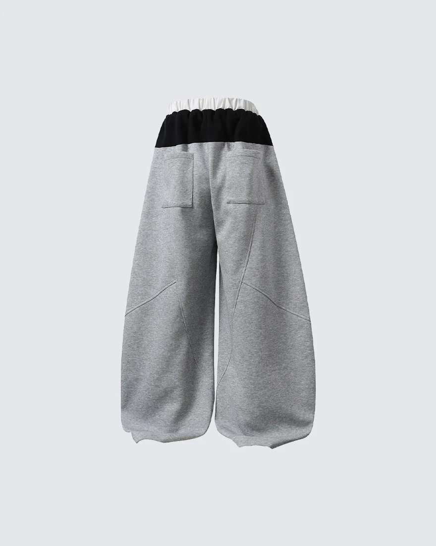New High Street Colorblock Wide Sweatpants - Image 4