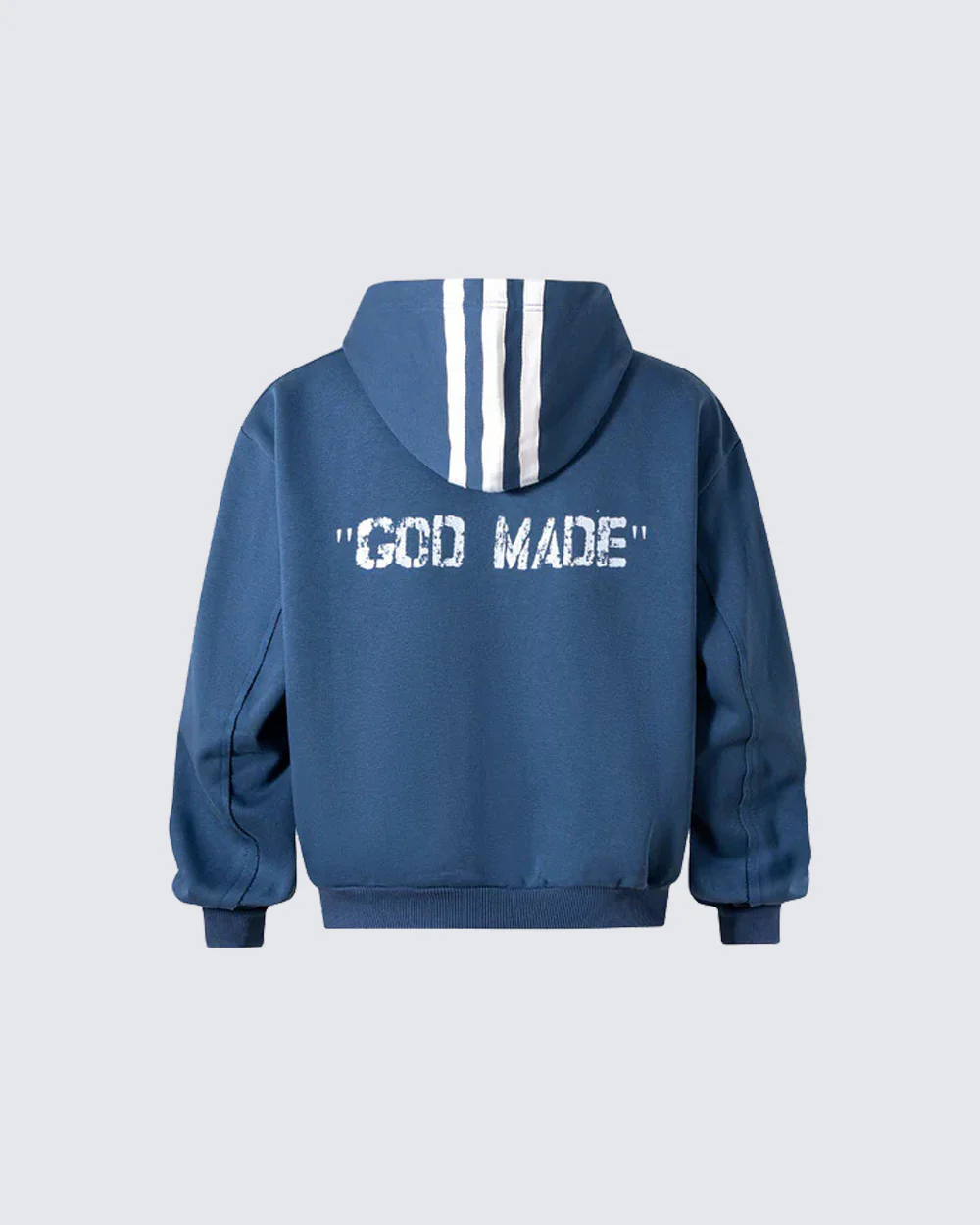 New Punk Stripe Hooded Sweatshirt - Image 7
