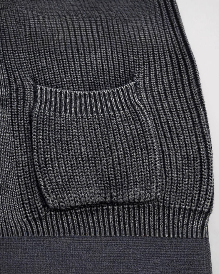 New Simple Solid Color Pocket Knit Sweater - Image 5
