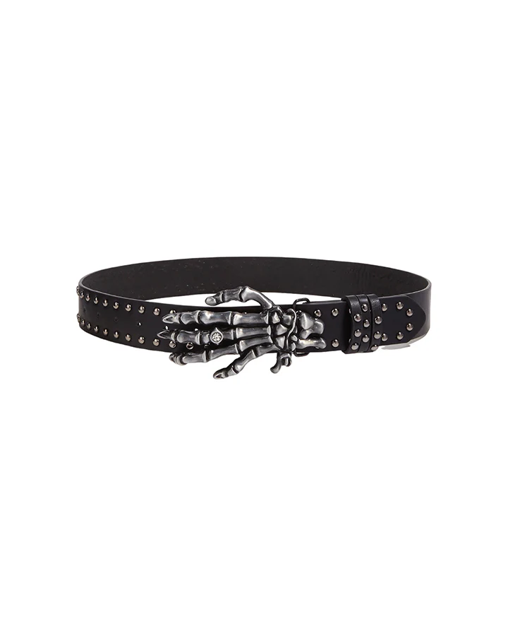 New Skeleton Hand Studded Belt - Image 4