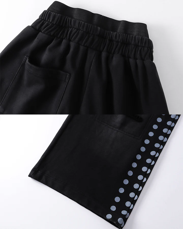 New Street Washed Distressed Curved Track Pants - Image 14