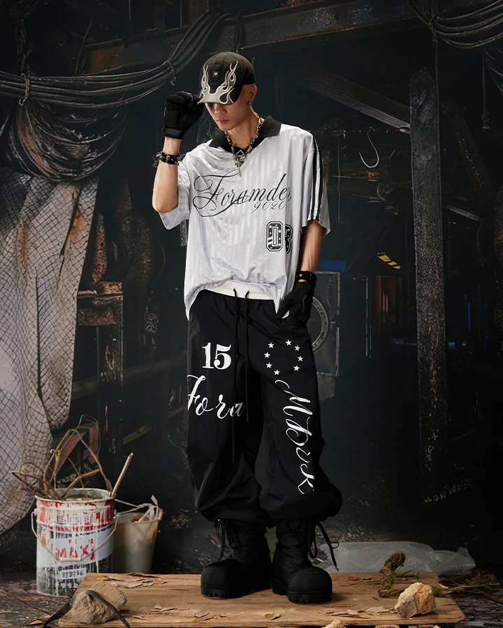 New Striped Polo Jersey T-Shirt - Image 4