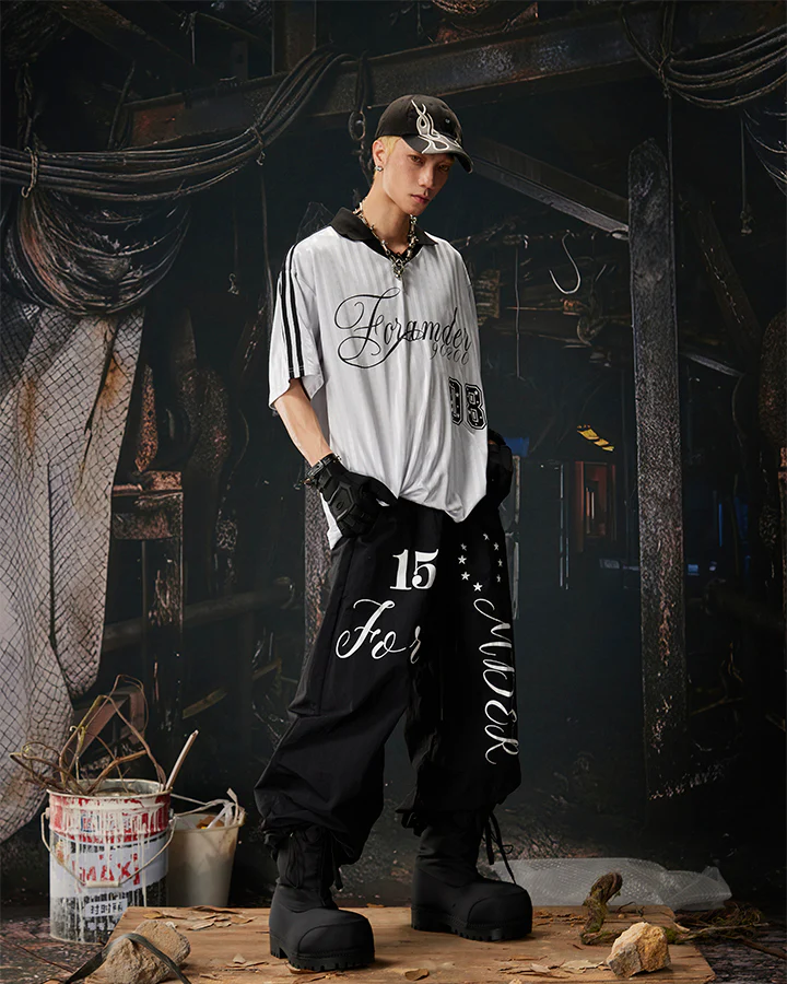 New Striped Polo Jersey T-Shirt - Image 5