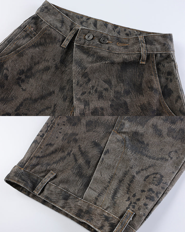 New Vintage Printed Wide-Legged Jeans - Image 5