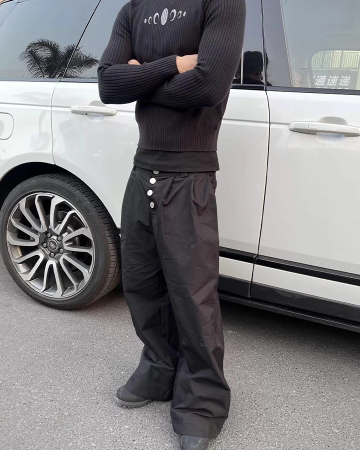 New Vintage Slim-Fit Knit Long Sleeve Sweater - Image 14