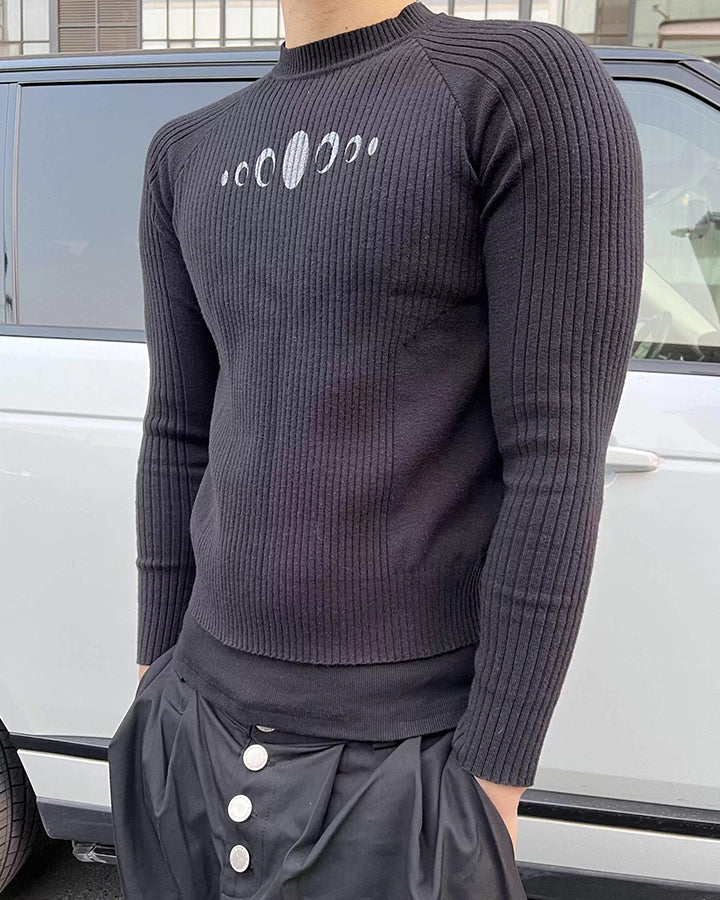 New Vintage Slim-Fit Knit Long Sleeve Sweater - Image 18