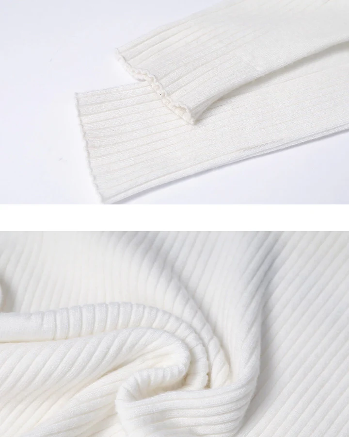 New Vintage Slim-Fit Knit Long Sleeve Sweater - Image 25