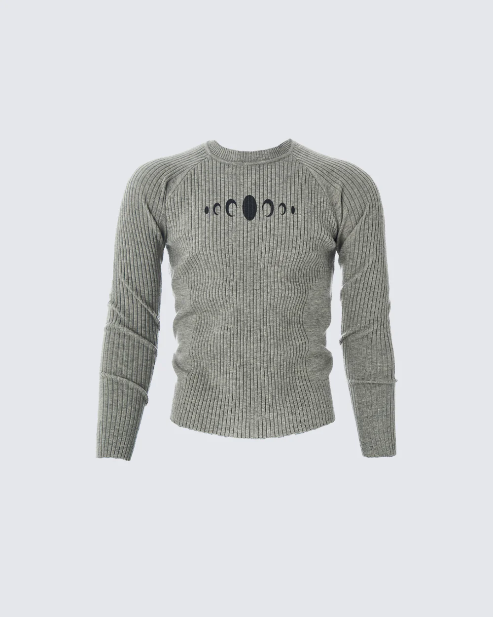 New Vintage Slim-Fit Knit Long Sleeve Sweater - Image 4