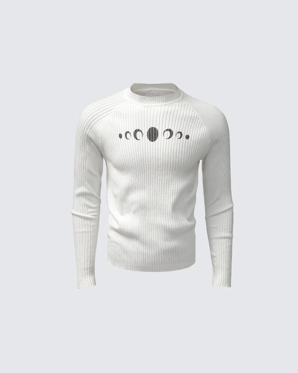 New Vintage Slim-Fit Knit Long Sleeve Sweater - Image 6