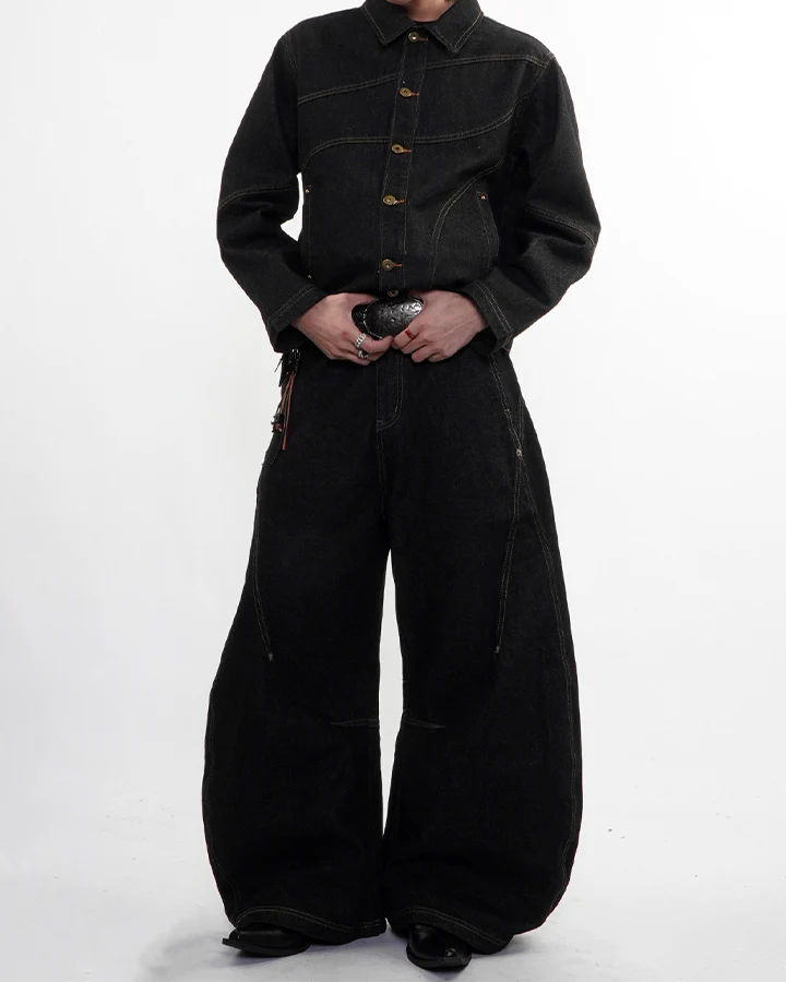 New Vintage Stitch Denim Jacket - Image 4