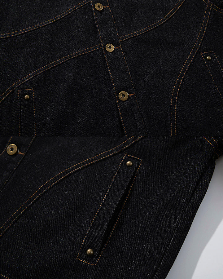 New Vintage Stitch Denim Jacket - Image 7