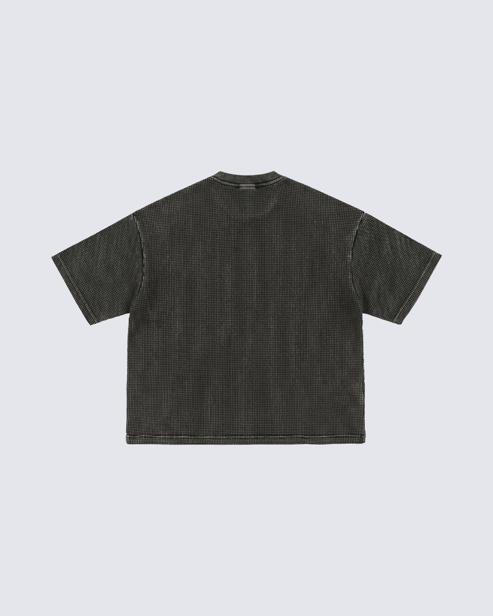 New Vintage Waffle Washed Short Sleeve T-Shirt - Image 4