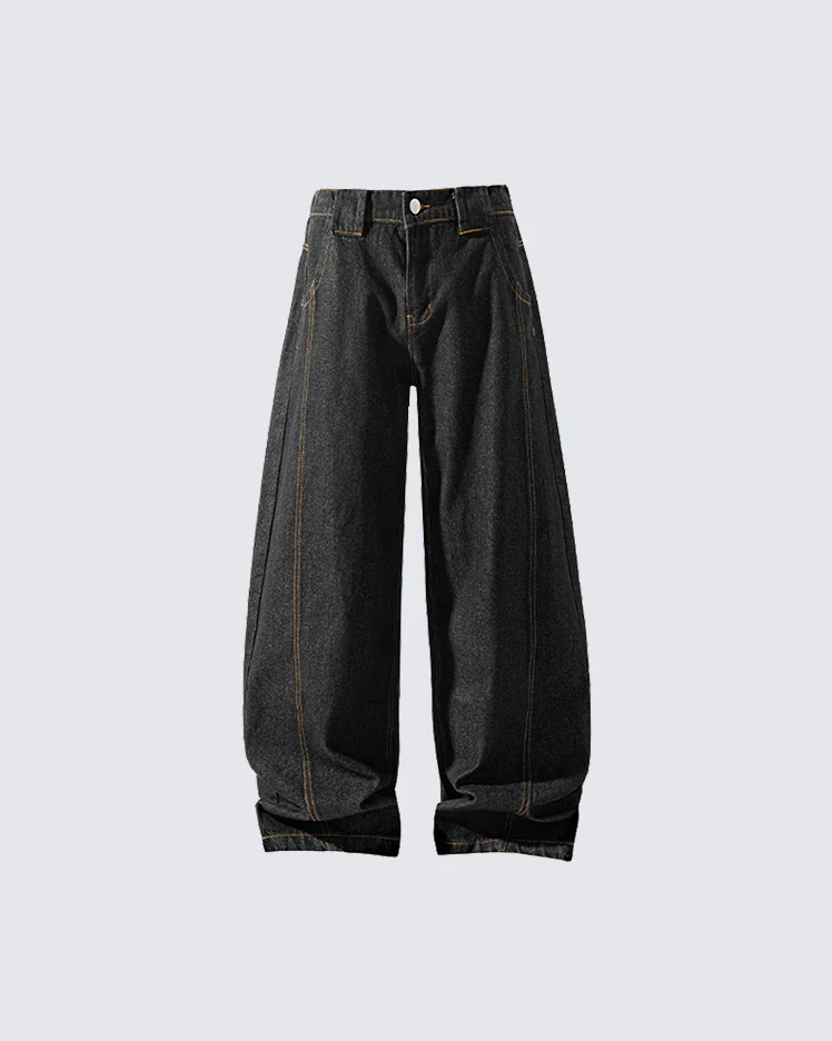 New Vintage Washed Denim Jeans - Image 4
