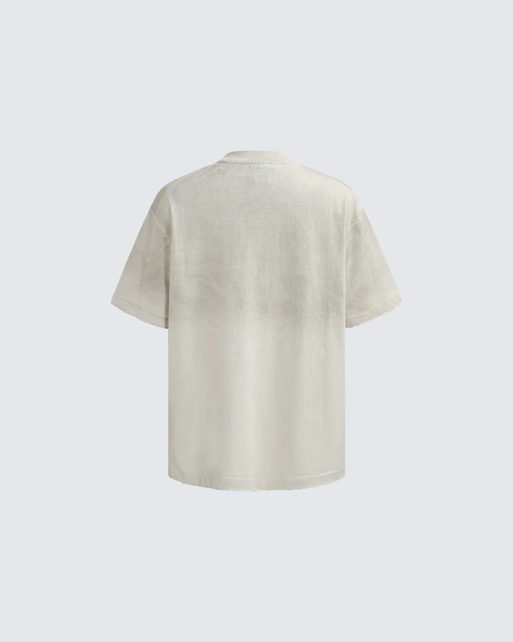 New Vintage Washed Floral Letter T-Shirt - Image 4