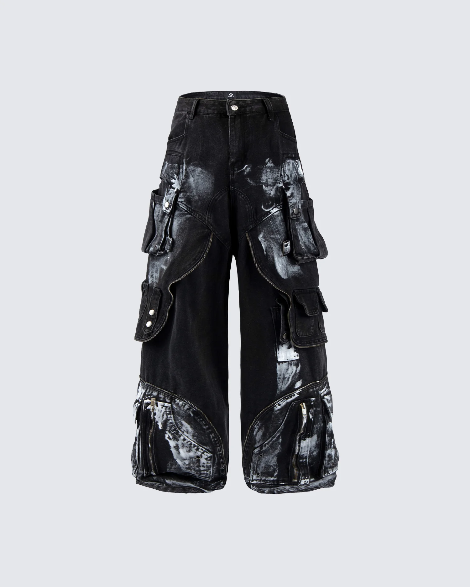 New Washed Multi-Pocket Street Cargo Pants