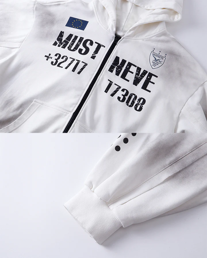 New Wasteland Dirty Wash Hooded Zip Sweatshirt - Image 11