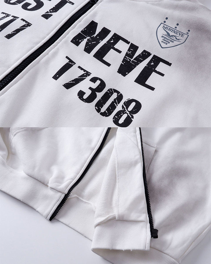 New Wasteland Dirty Wash Hooded Zip Sweatshirt - Image 12