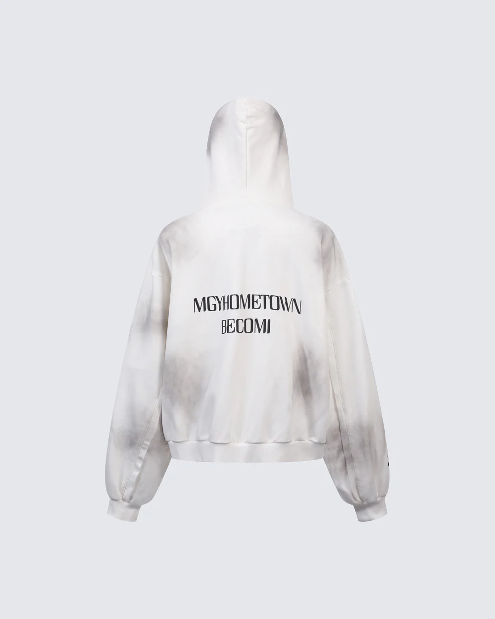New Wasteland Dirty Wash Hooded Zip Sweatshirt - Image 8