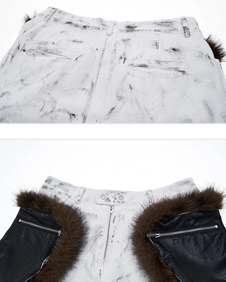 New Wasteland Fur Pocket Utility Shorts - Image 10