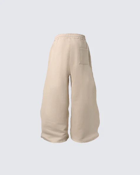 New Winter American Street Style Fleece Sweatpants - Image 2