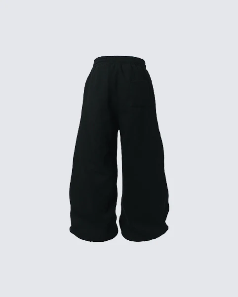 New Winter Hip Hop Vintage  Fleece Casual Pants - Image 2