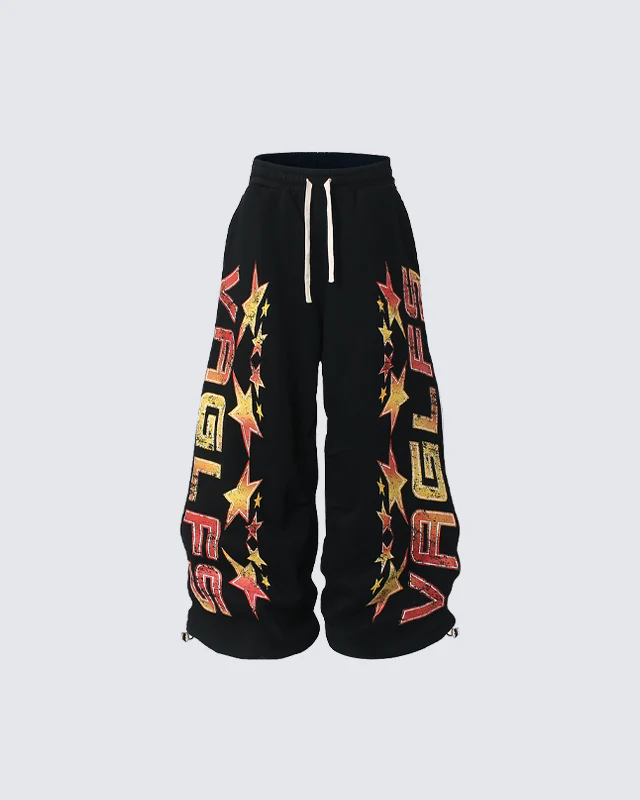 New Winter Hip Hop Vintage  Fleece Casual Pants - Image 5