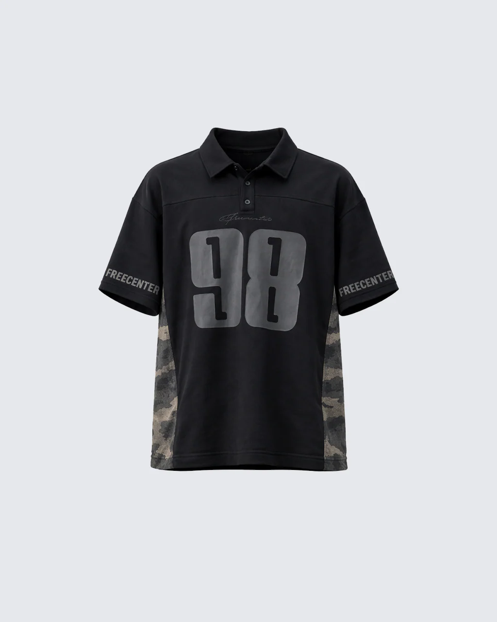 Number Print Polo T-Shirt