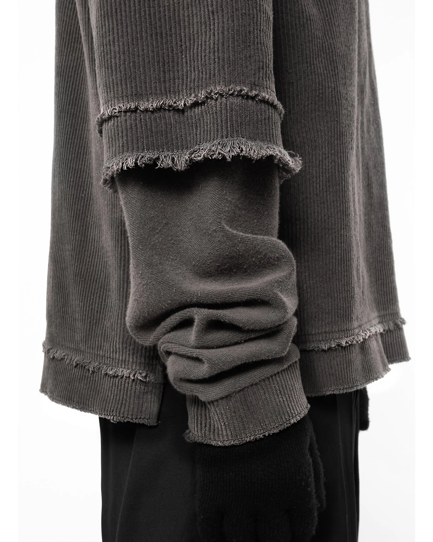 KIIKIO Patchwork Distressed Sweatshirt - Image 6