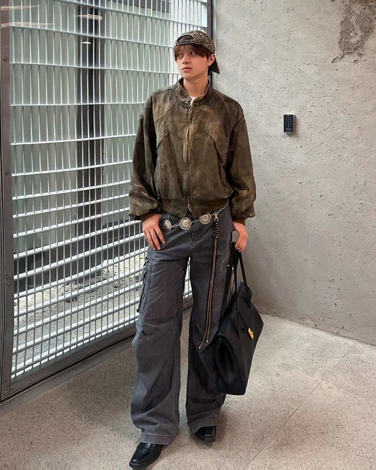 Post-Apocalyptic Dyed Cotton Jacket - Image 5