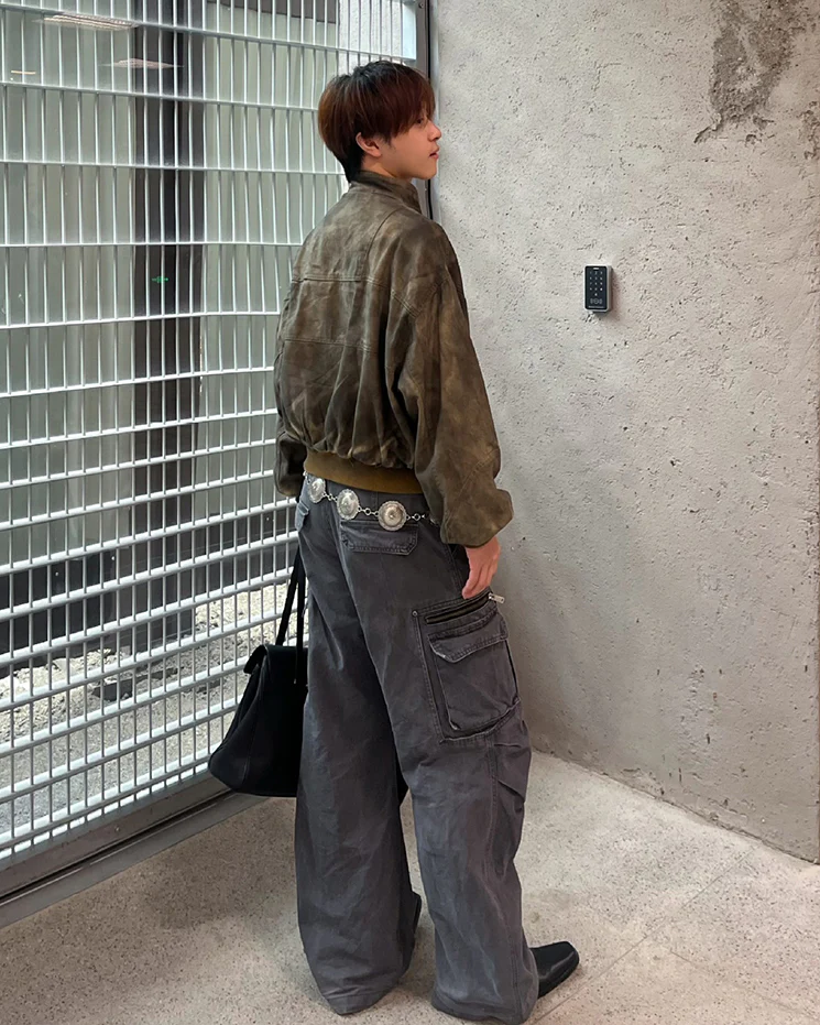 Post-Apocalyptic Dyed Cotton Jacket - Image 6