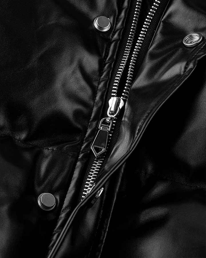 Puffer Jacket with Fur Trim - Image 8