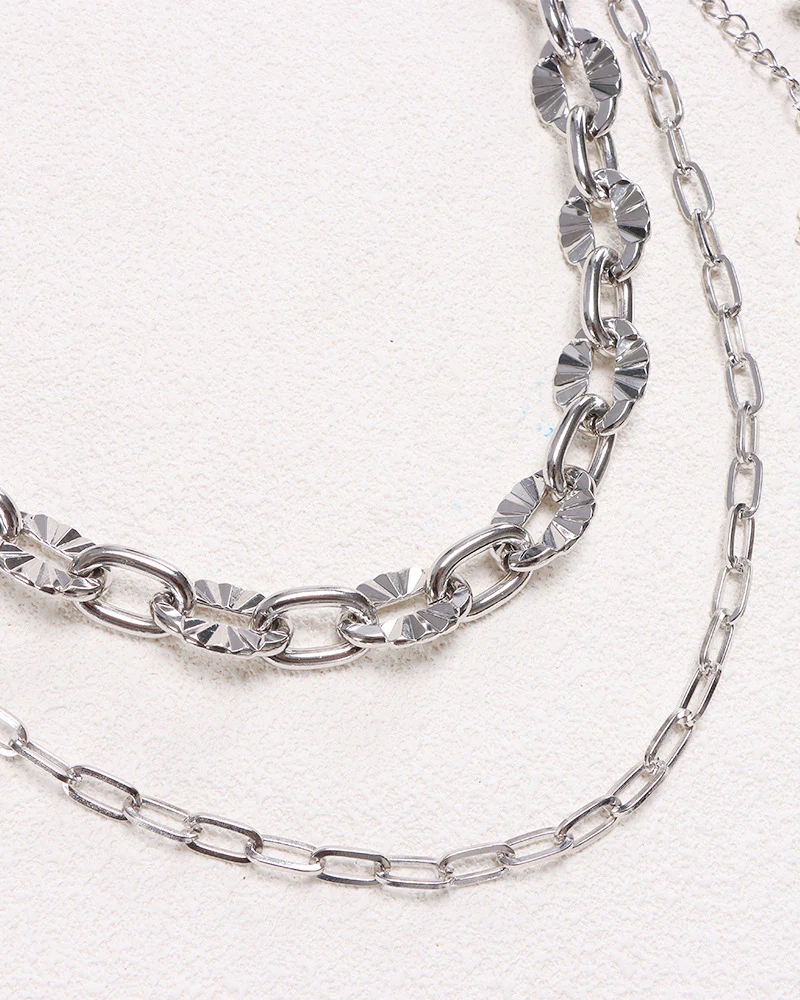Punk Double-Layer Skull Cross Pants Chain - Image 3