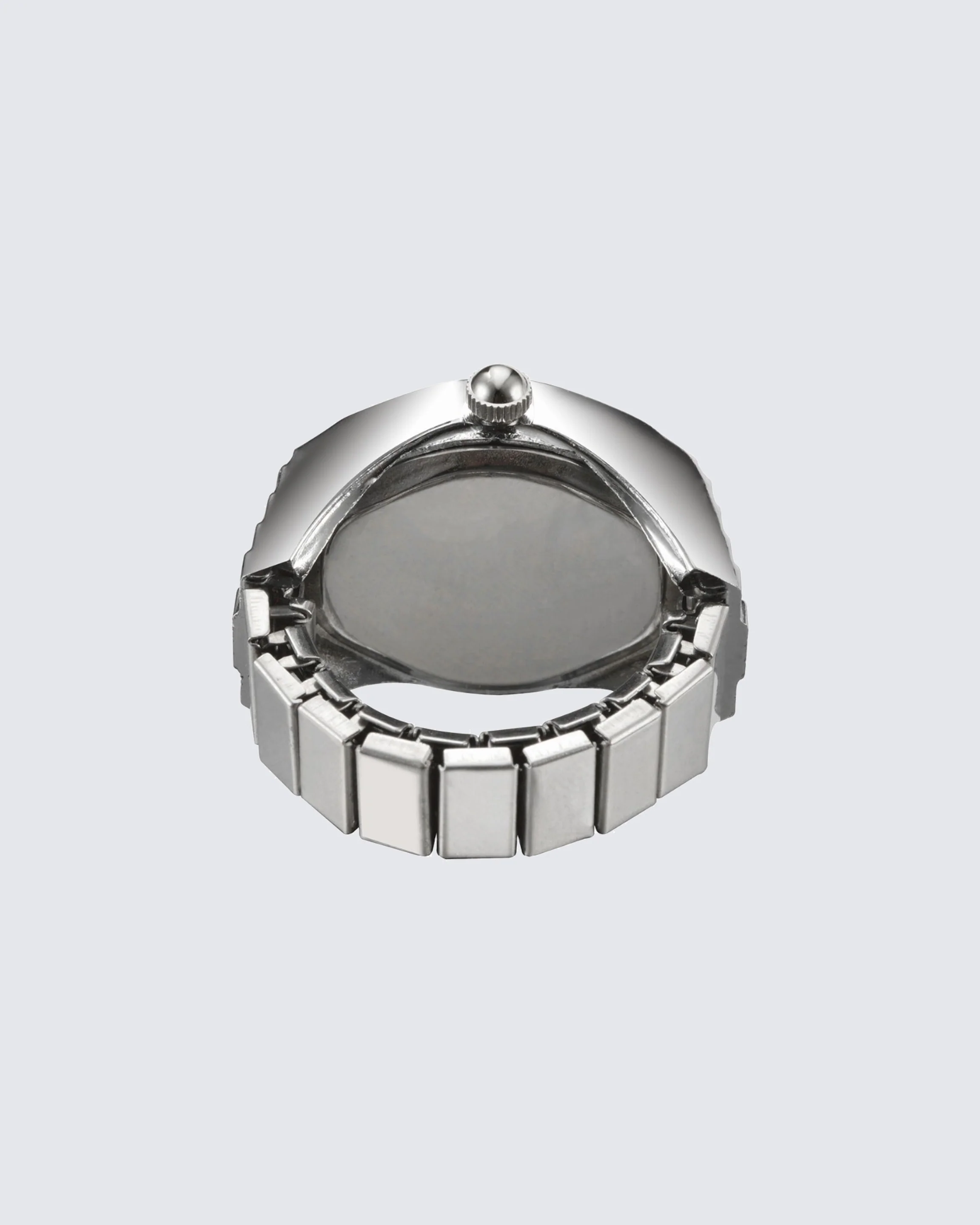 Punk-Inspired Quartz Watch Ring - Image 3