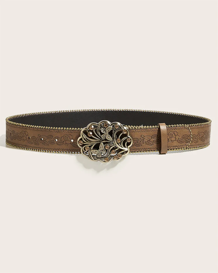 Punk Snap Button Casual Belt - Image 2