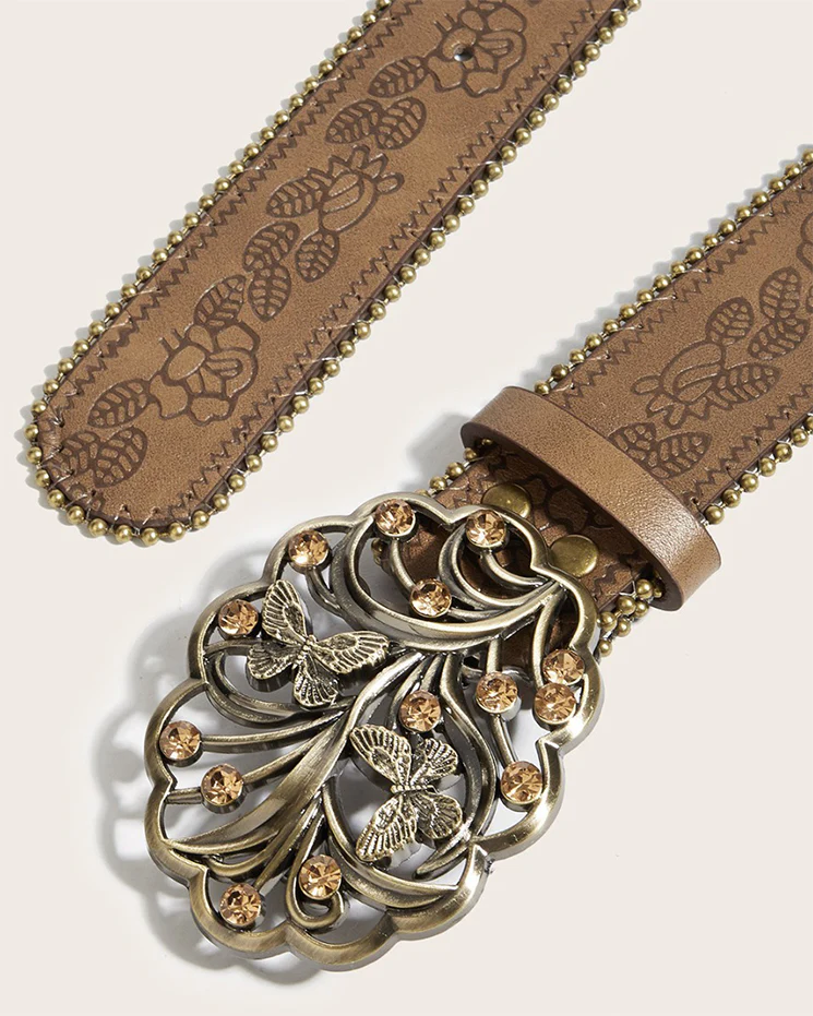 Punk Snap Button Casual Belt - Image 3