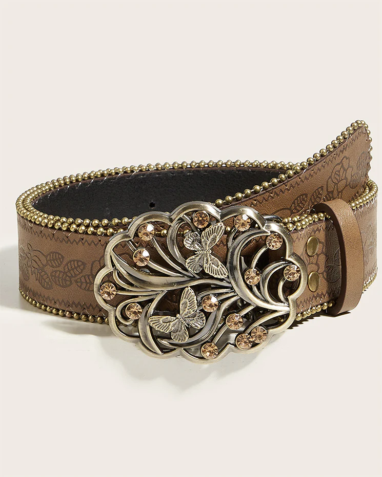 Punk Snap Button Casual Belt - Image 4