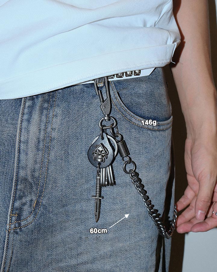 Punk Style Metal Chain Accessory - Image 5