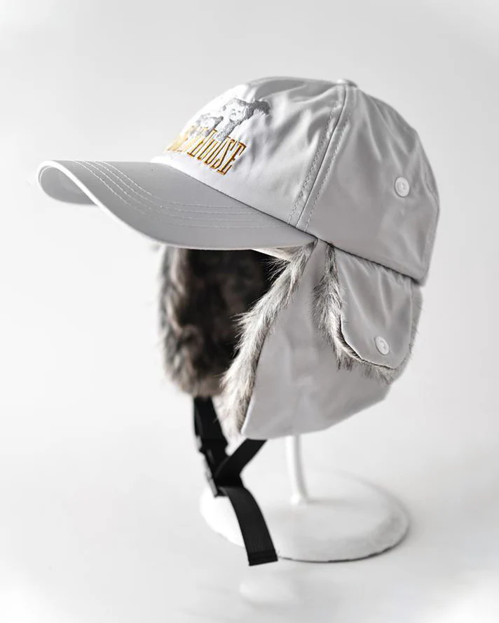Puppy Embroidery Plush Dual-Wear Couple Cap - Image 3