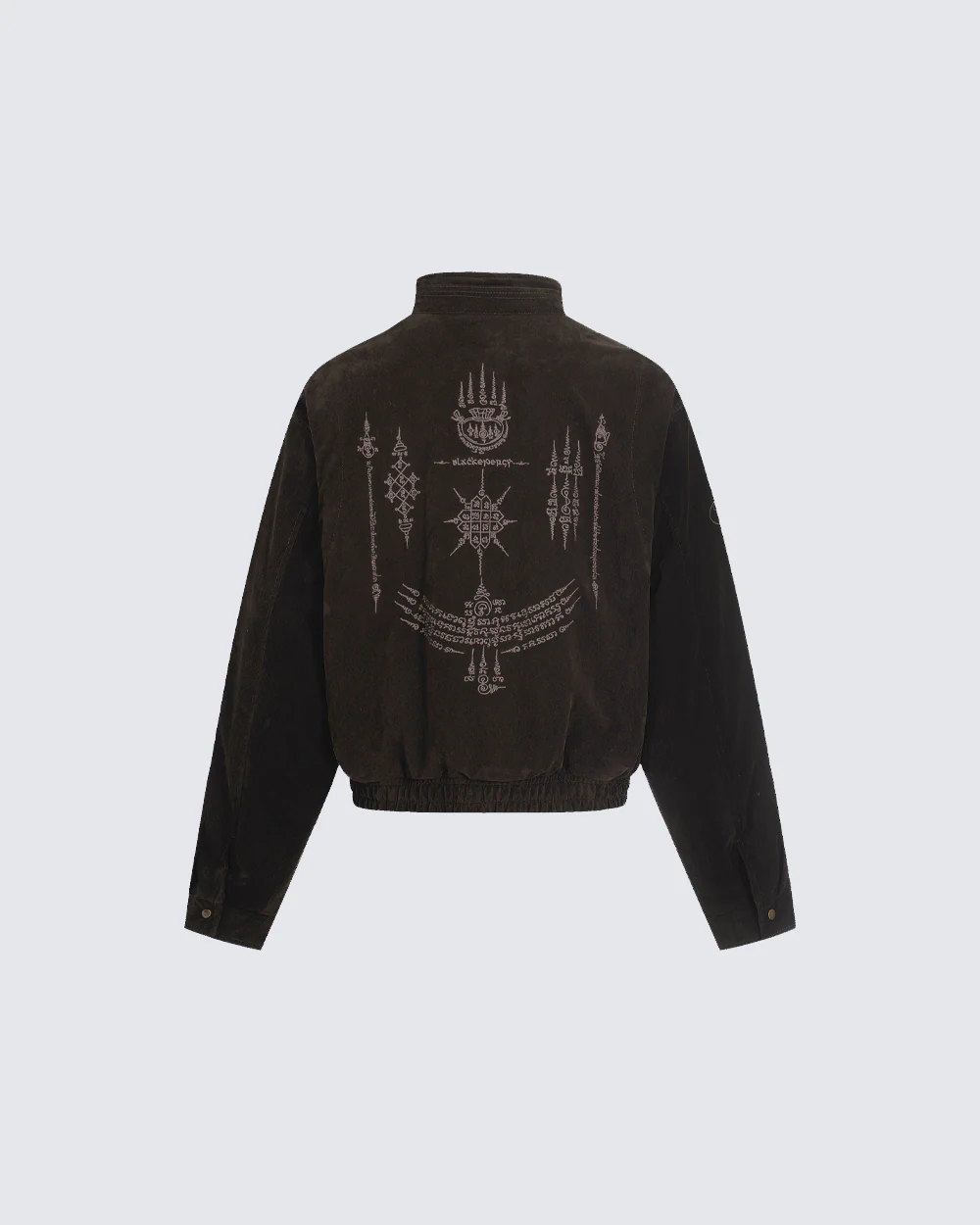 Retro Aviation Buckle Stand Collar Jacket - Image 10