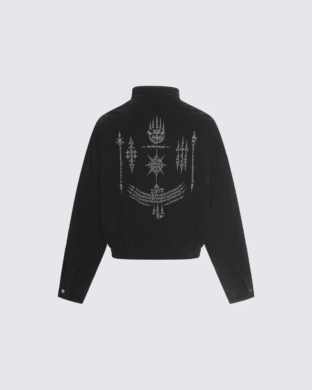 Retro Aviation Buckle Stand Collar Jacket - Image 8