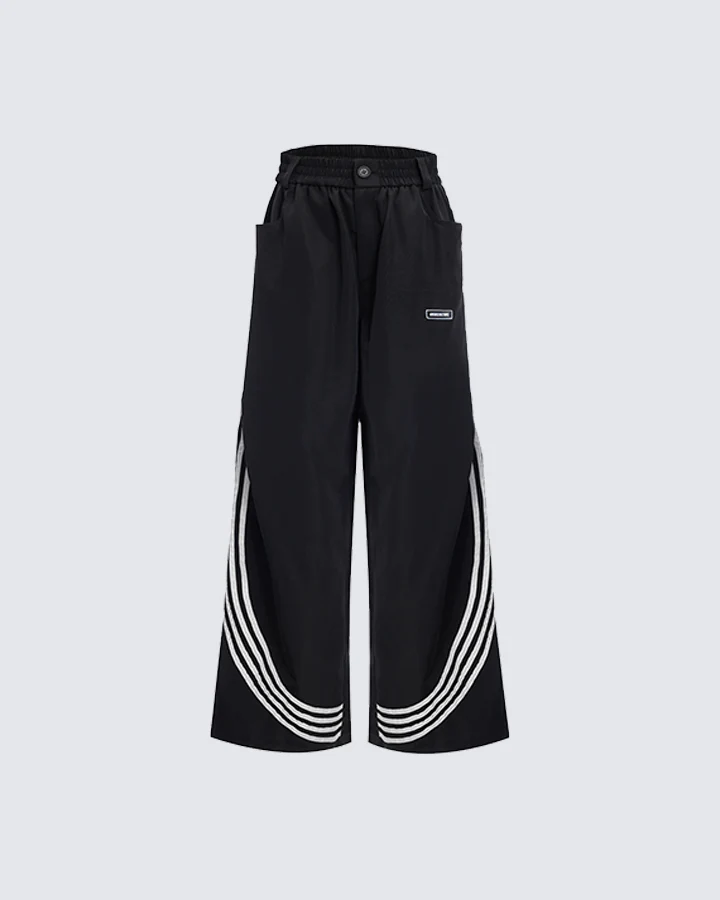 Retro Side Stripe Track Pants - Image 5