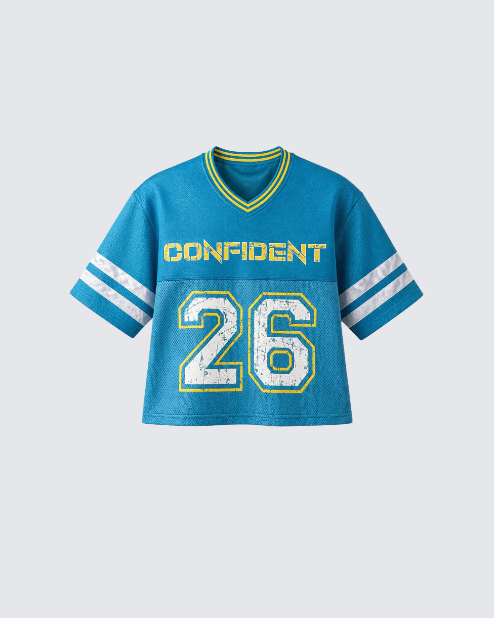 Retro Sports Mesh Number Jersey Tee - Image 3