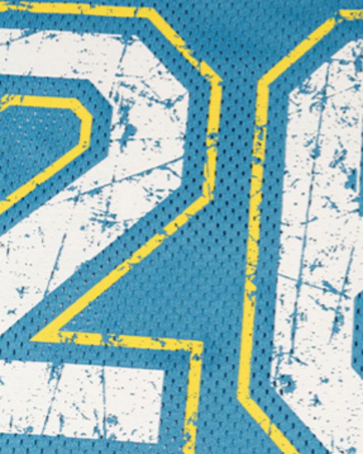 Retro Sports Mesh Number Jersey Tee - Image 5