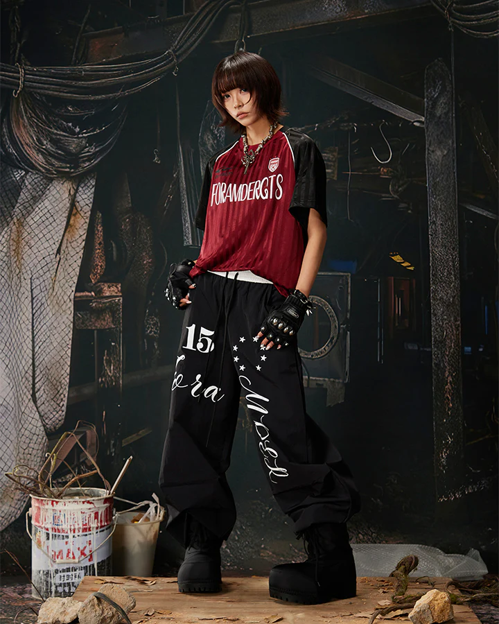 Retro Striped Star Number Jersey T-Shirt - Image 12