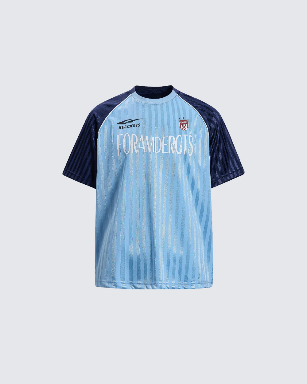 Retro Striped Star Number Jersey T-Shirt - Image 2